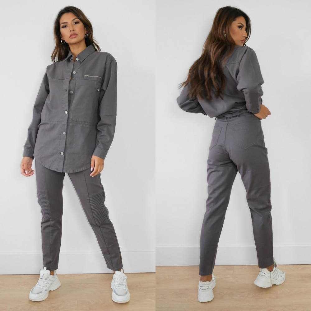 MISSGUIDED | black riot biker jeans